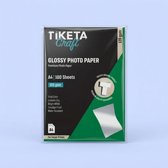 דפי פוטו 120 גרם 100 יחידות Glossy A4