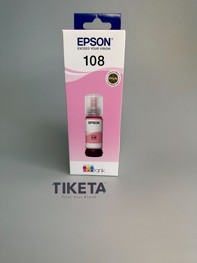בקבוק דיו מקורי אפסון אדום בהיר 108 בקבוק דיו מקורי אפסון אדום בהיר 108