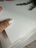 מדבקות A4 קראפט לבן טבעי
